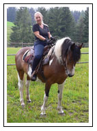 Reiten in Deutschnofen.