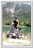 mit dem Mountainbike